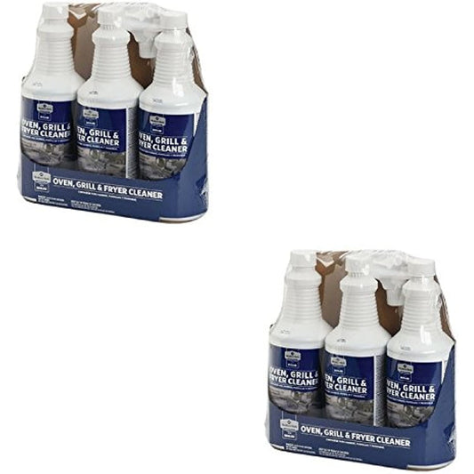 Member's Mark Oven, Grill & Fryer Cleaner - 3 bottles 32 oz each (2 Pack (6 bottles))