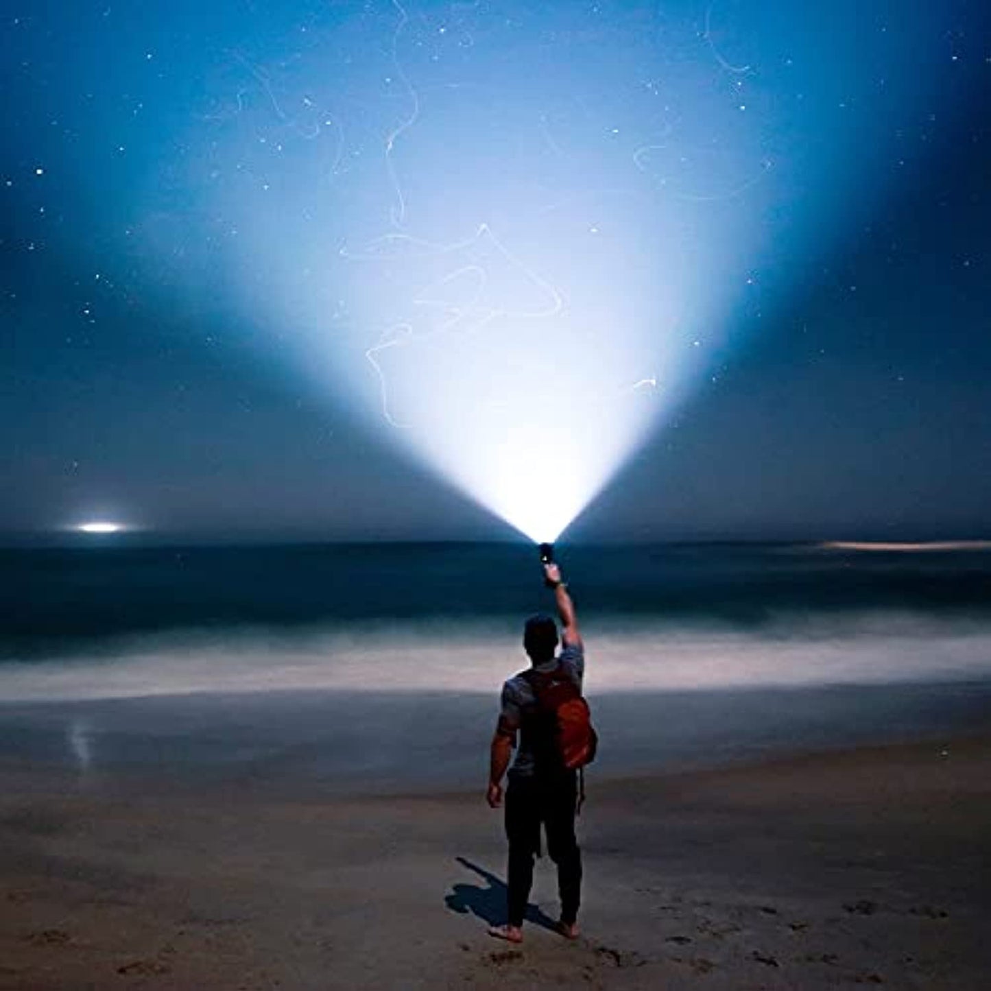 Kodiak Kiran 10000 Lumen | Rechargeable | High Lumen Tactical Flashlight | 5000mAh | 3 Brightness Settings | Charge Your Mobile Phone | Aerospace Grade | Great for Camping, Hiking and Emergencies