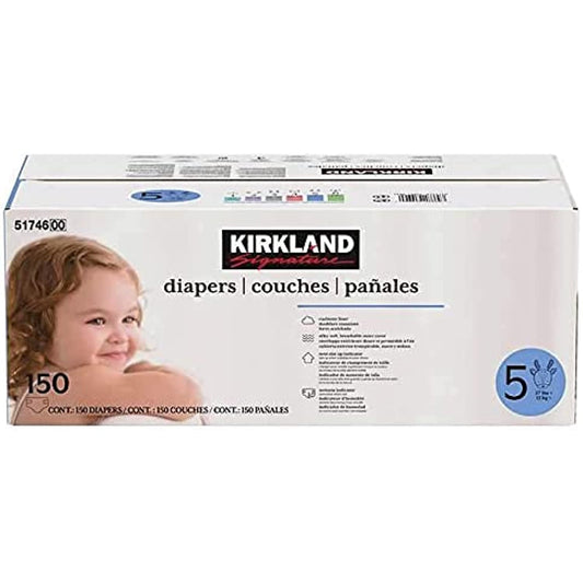 Kirkland Signature Diapers, Size 5 (168-Count)