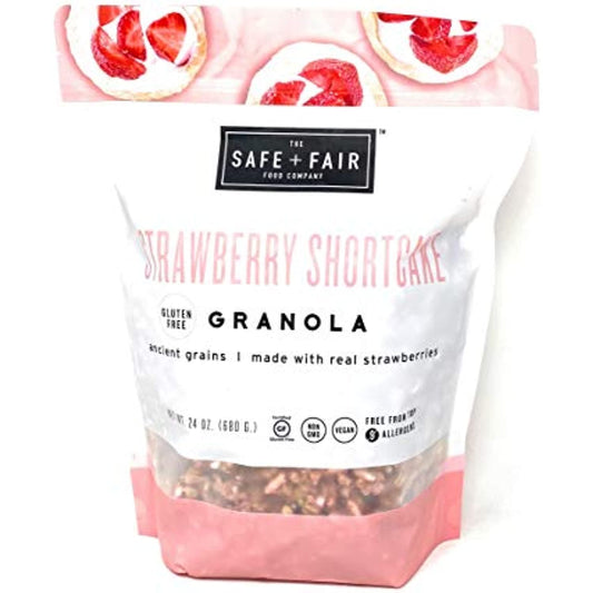 The Safe Fair Strawberry Shortcake Granola 24 oz.