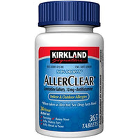 Kirkland Signature Non Drowsy Allerclear Loratadine Tablets, Antihistamine, 10mg, 365-Count 4-Pack Value Size Pack