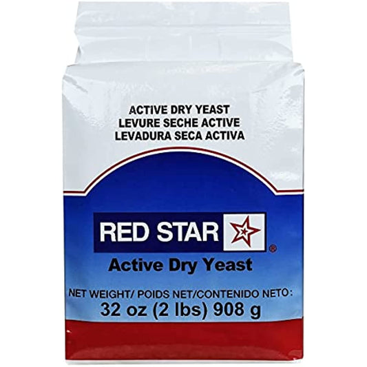 Red Star Active Dry Yeast, Value Size 1 Pack (2 Pound Ea)