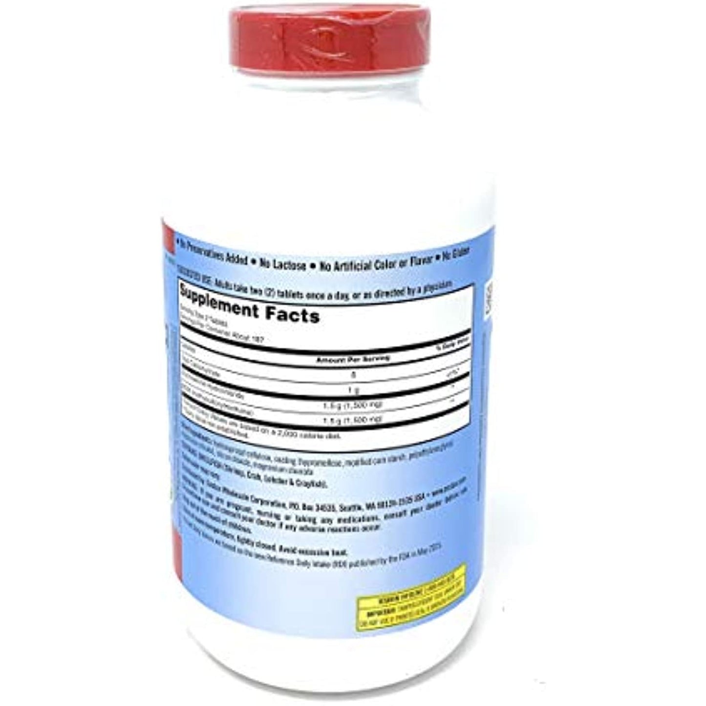 Kirkland Signature Extra Strength Glucosamine HCI 1500mg With MSM 1500 mg 375 Tablets