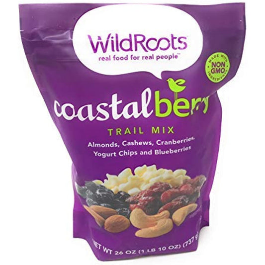 Wild Roots 100% Natural Trail Mix Coastal Berry Blend (26 Oz)