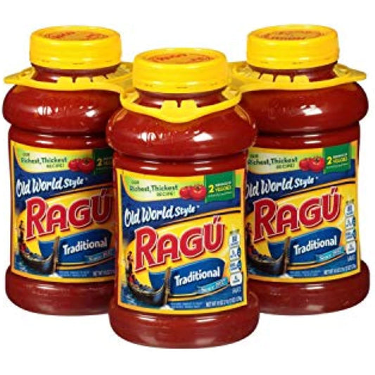 Ragu Old World Style Traditional Pasta Sauce 45 oz. each, 3 pk. A1