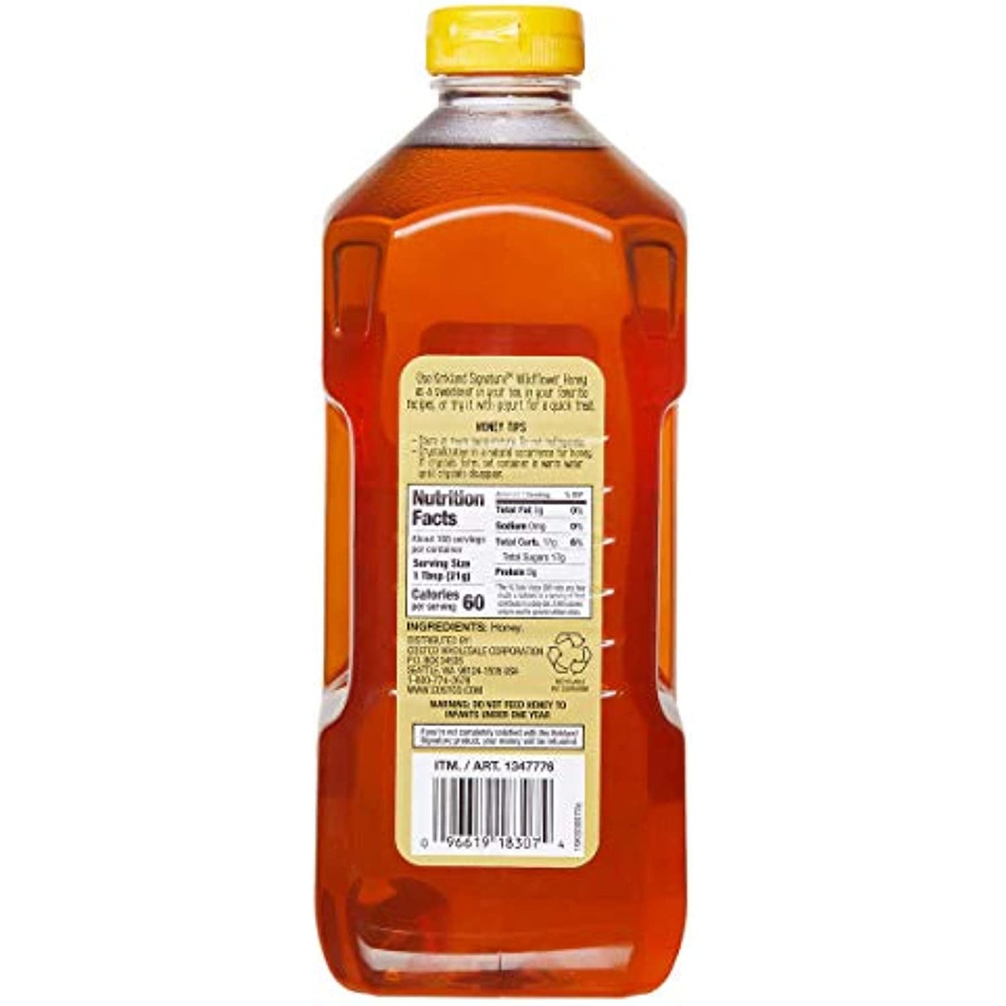 Kirkland Signature Premium Wildflower Honey 5 Lbs 100% Pure