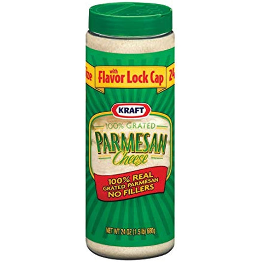 Kraft 100% Grated Parmesan Cheese - 24oz by Kraft [Foods]