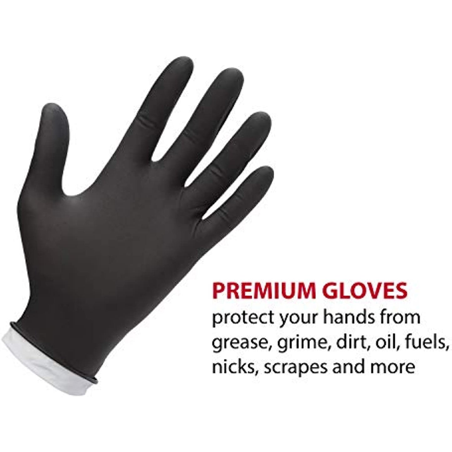 Venom Steel unisex adult Black Gloves, See Image, One Size Fits Most US