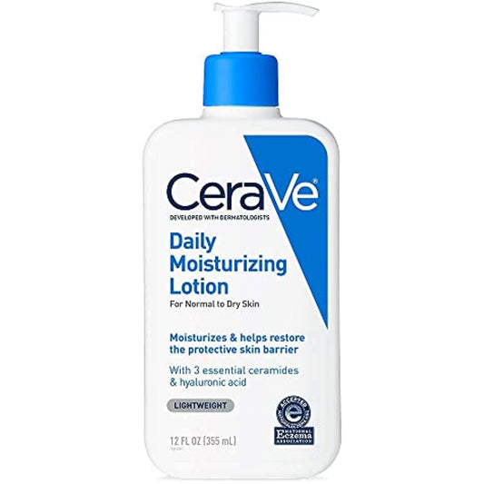 Cerave Moisturizing Lotion Daily 12 Ounce Pump (355ml) (2 Pack)