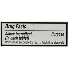 Kirkland Signature Nighttime Sleep Aid (Doxylamine Succinate 25 mg), 192 Tablets