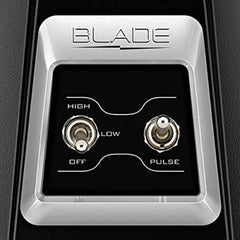 Waring Commercial BB300 Blade 1 HP Blender Toggle Switch Controls with Pulse feature with 48 oz BPA Free Copolyester Stacking Container, 120V, 5-15 Phase Plug ,Black
