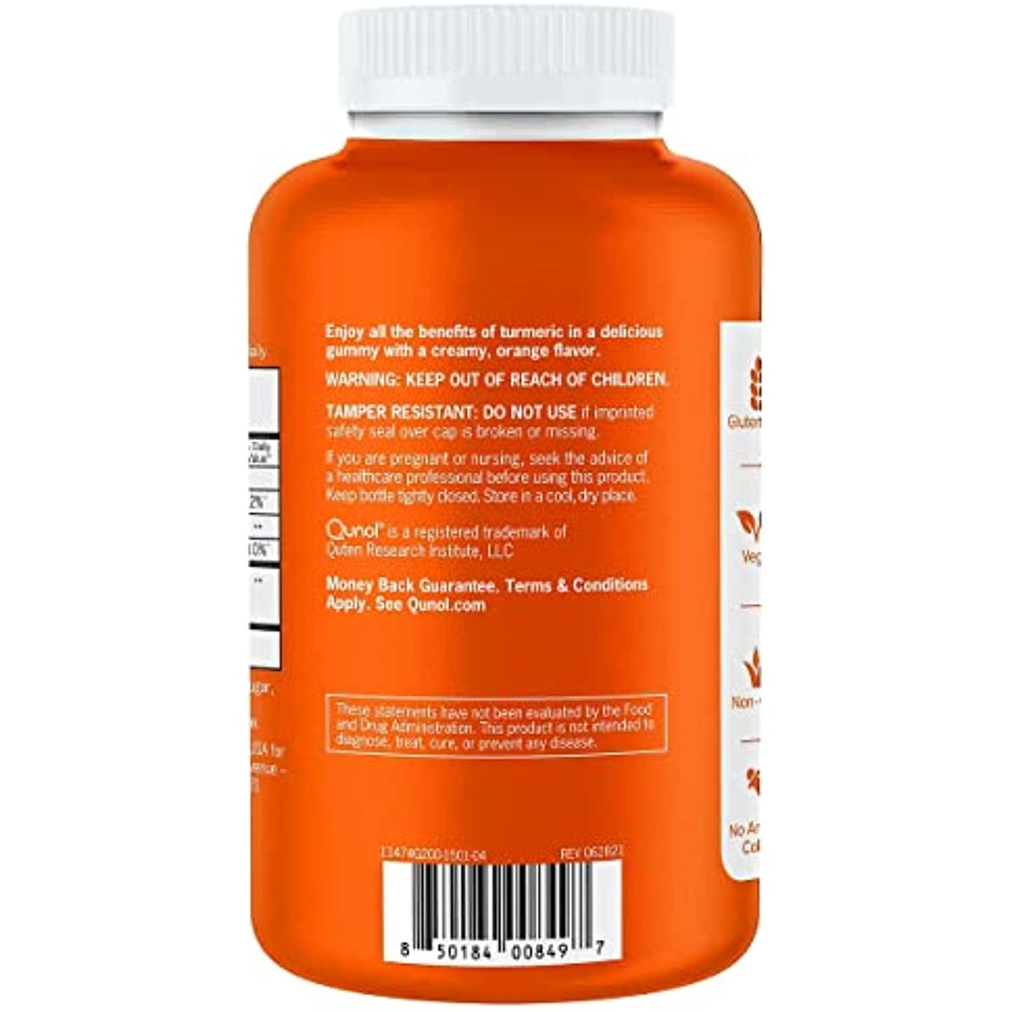 QUNOL Turmeric 500MG 200CT Gummies