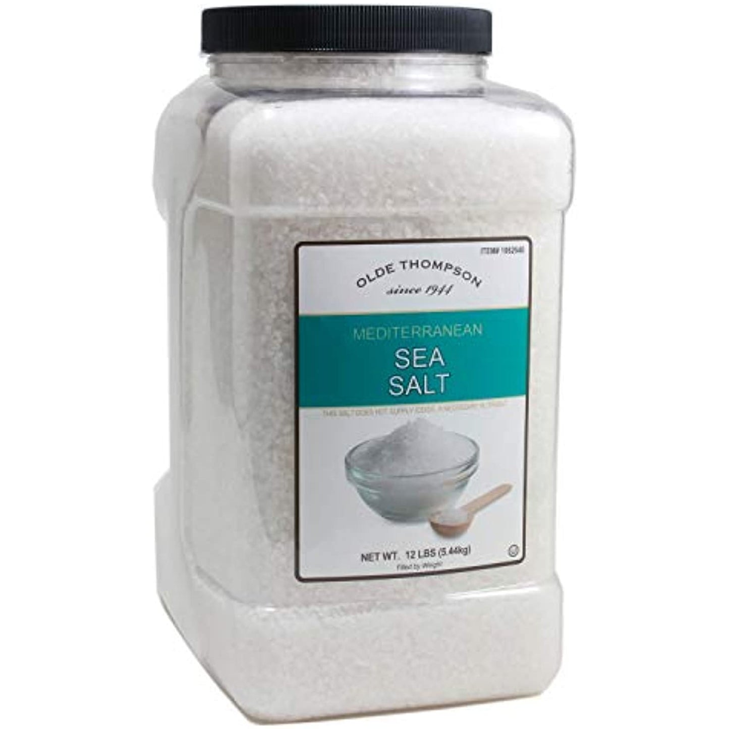 Olde Thompson Mediterranean Coarse Sea Salt, 12lbs, Bulk Size