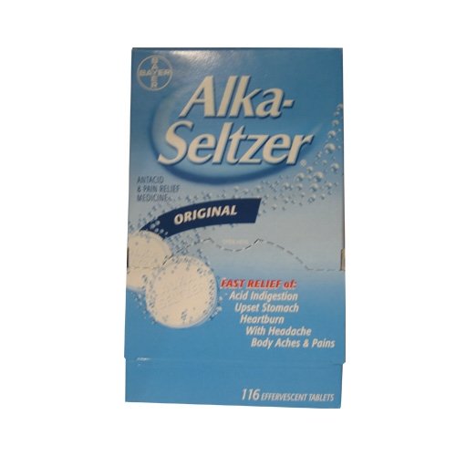 Alka- Seltzer Orginal -116 Effervescent Tabs, 5 ounces Boxes