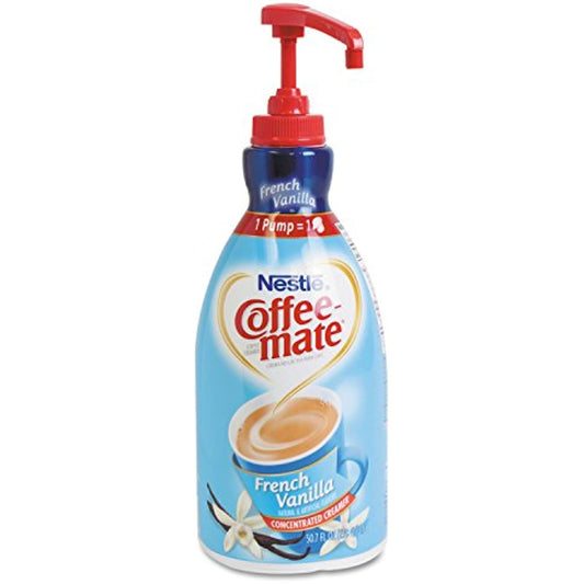 Coffee-Mate 31803 Liquid Coffee Creamer, French Vanilla, 1500Ml Pump Bottle