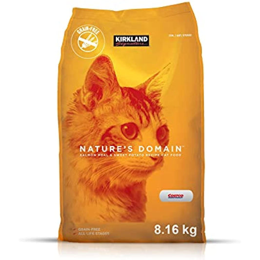 Kirkland Signature Nature's Domain Salmon Meal & Potato Formula for Cats - 18 lb