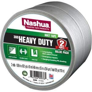 Nashua Duct Tape 12 Mil Thick 2" x60 Yard 2 Pack