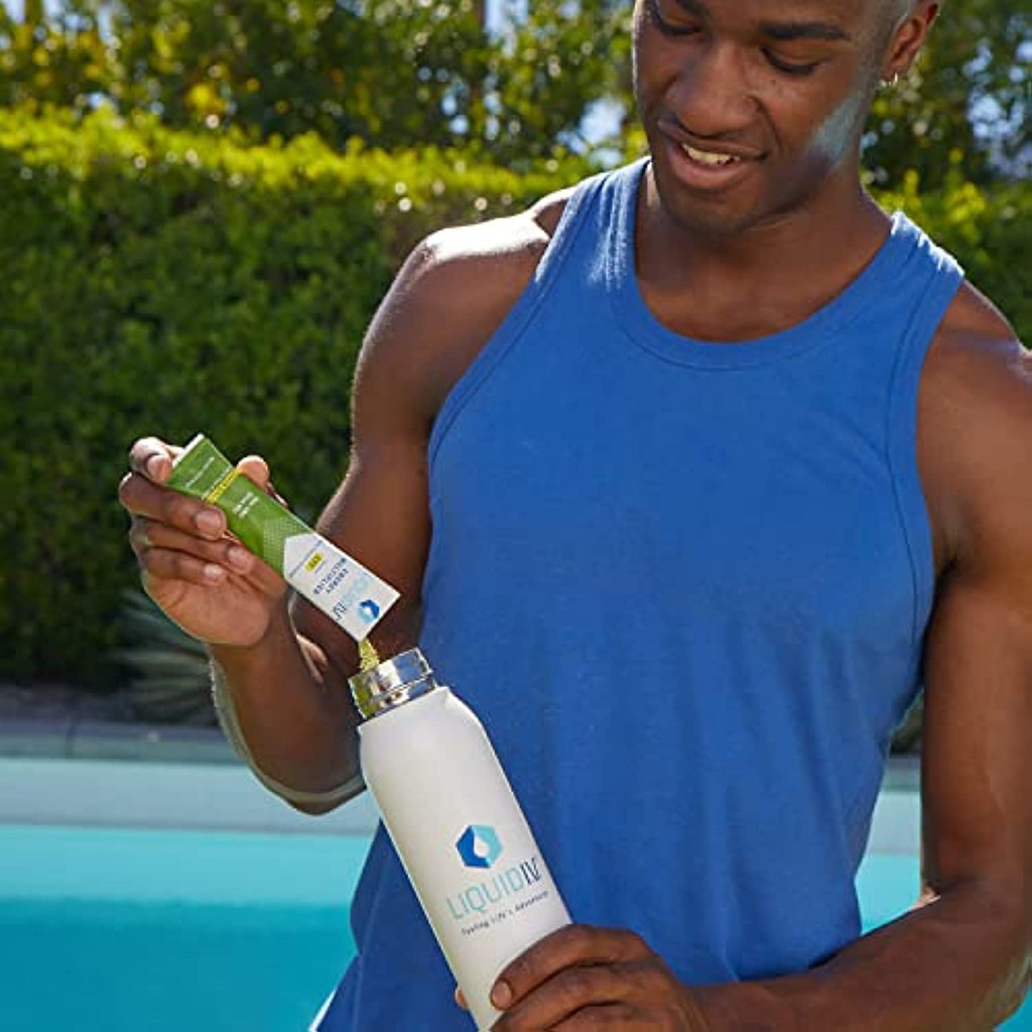 Liquid I.V. Energy Multiplier | Energy Powder Drink Sticks | Matcha and Green Energy Blend Drink Mix | Natural Caffeine | Easy Open Single-Serving Stick | Non-GMO | Lemon Ginger | 168 Sticks