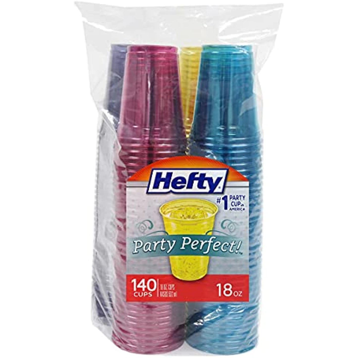 Hefty Party Perfect 18 oz Cup, 140-count
