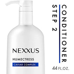 Nexxus Humectress Moisturizing Conditioner for Dry Hair Ultimate Moisture Silicone-Free, Moisturizing ProteinFusion with Elastin Protein and Green Caviar 44 oz