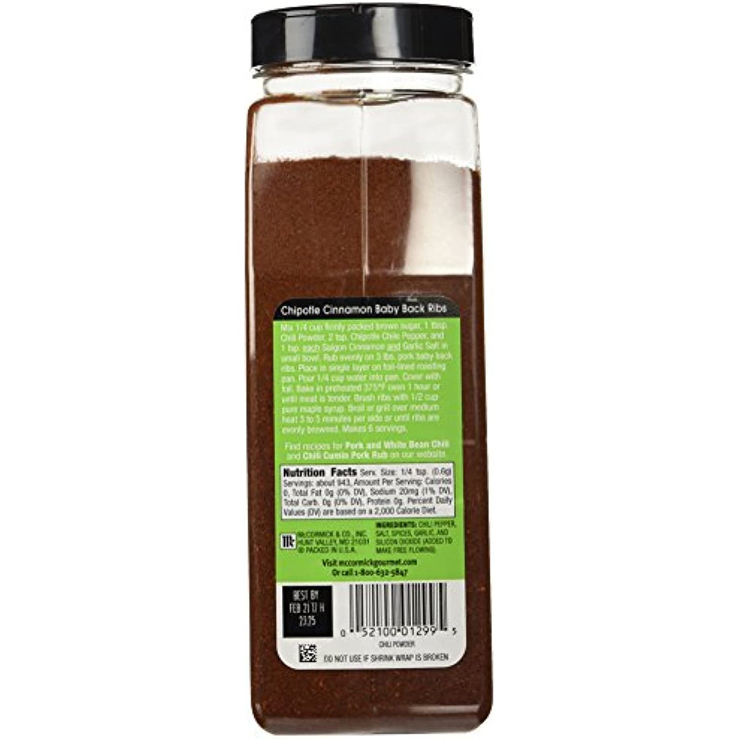 McCormick Gourmet Collection Chili Powder 20 Oz