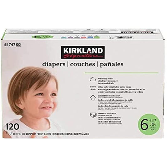 Kirkland Signature Diapers, Size 6 (132-Count)