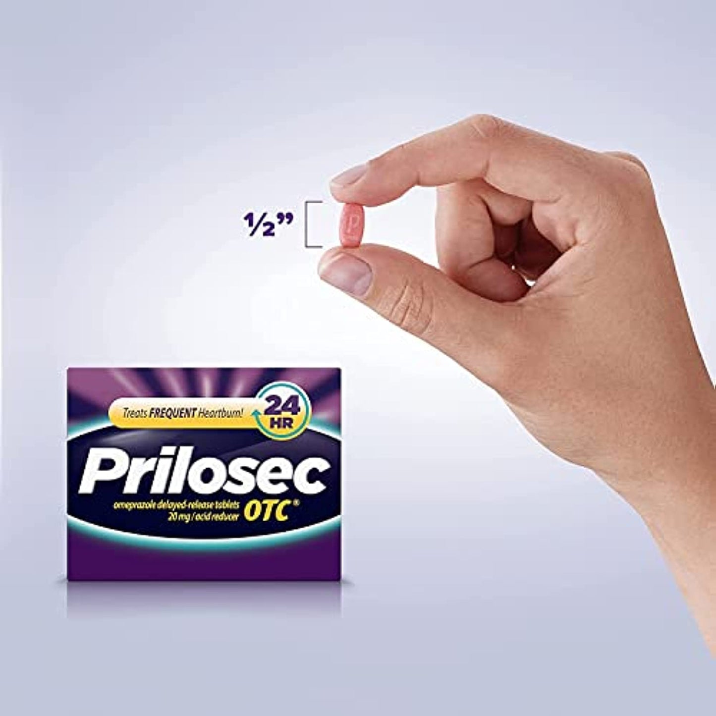 Prilosec OTC Acid Reducer, Delayed-Release Tablets, 42 Count