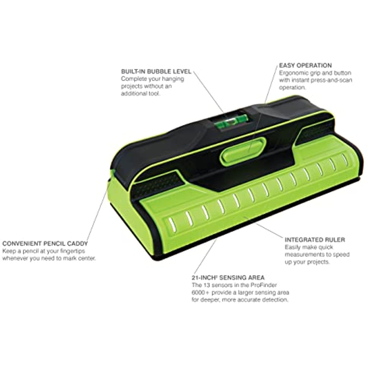 Precision Sensor ProFinder 6000+ Professional Stud Finder
