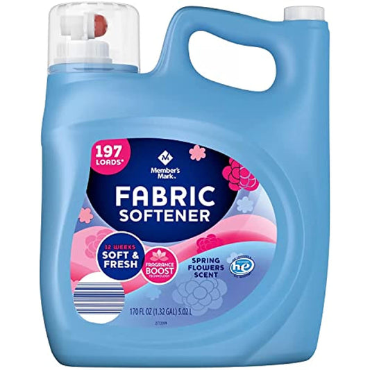 Member's Mark Liquid Fabric Softener, Spring Flowers (170 Ounce)