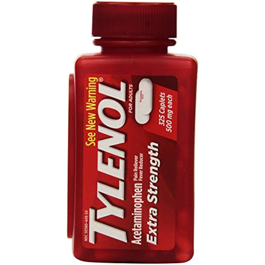Tylenol Extra Strength Acetaminophen 500 Mg 325 Caplets