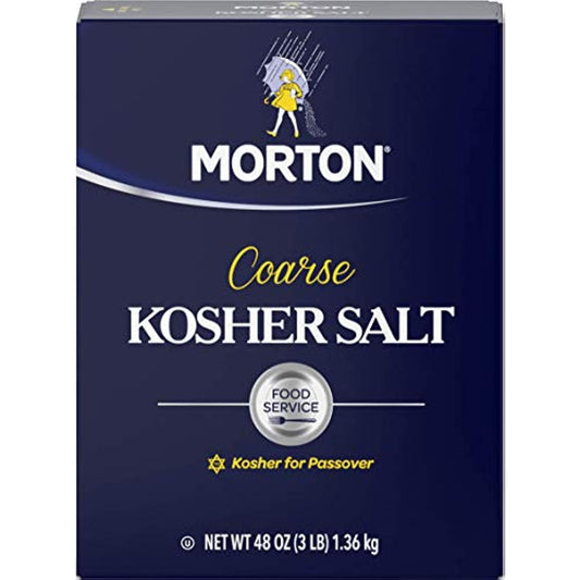 Morton Coarse Kosher Salt - 3 Pound (Pack of 1)