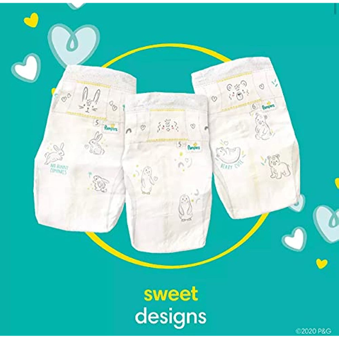 Pampers Swaddlers Disposable Diapers Size 1 , 210 Count