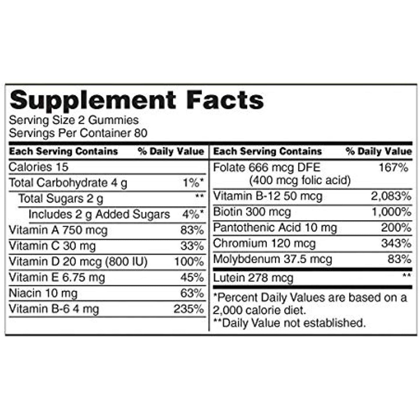 Kirkland SignatureTM Adult Multivitamin, 320 Gummies Adult Multivitamin, 2-Pack 320 Gummies Total by Kirkland Signature