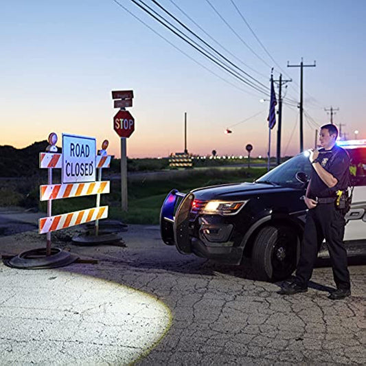 Kodiak Kiran 10000 Lumen | Rechargeable | High Lumen Tactical Flashlight | 5000mAh | 3 Brightness Settings | Charge Your Mobile Phone | Aerospace Grade | Great for Camping, Hiking and Emergencies