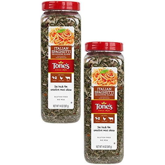 Pack of 2 Italian Spaghetti Seasoning Blend 14 Oz Each