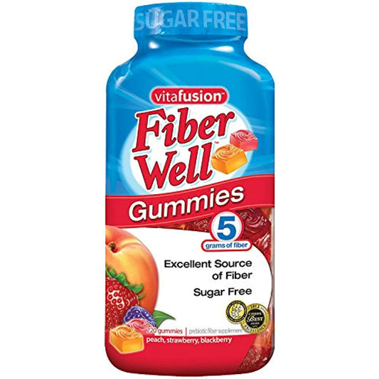 Vitafusion Fiber Gummies, 220Count"Sugar Free" (Pack of 2)