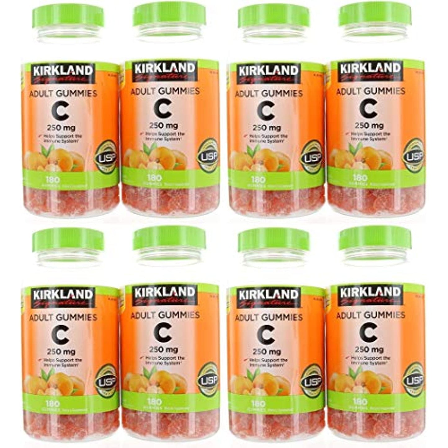 Kirkland Signature Vitamin C 250 mg, 360 Adult Gummies Pack of 4