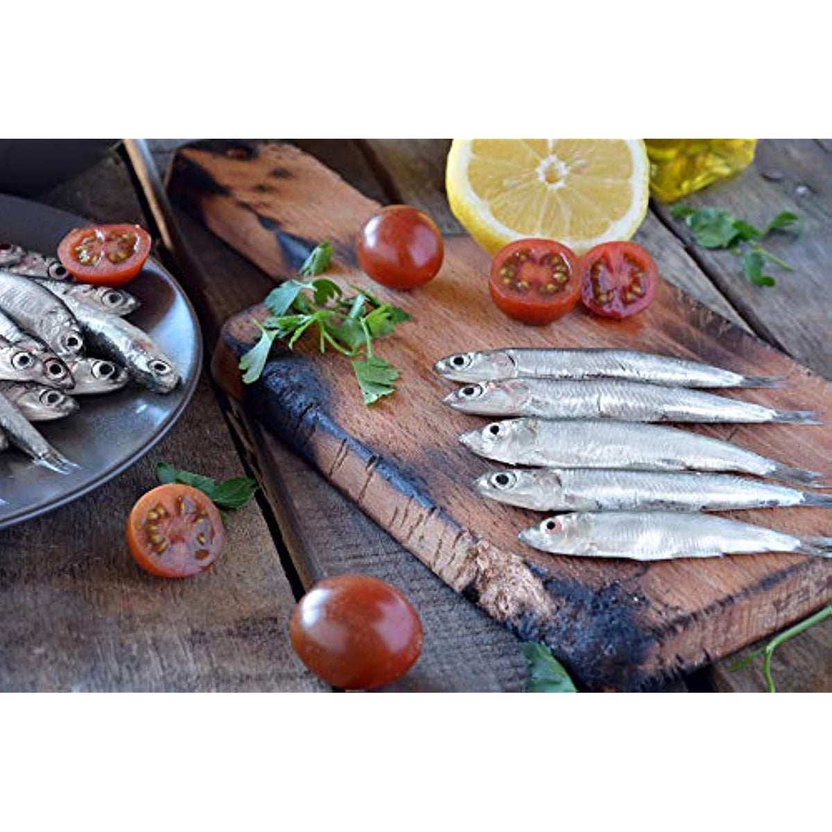 Season Sardines in Olive Oil | Skinless & Boneless, Gluten Free, Keto, Paleo, Kosher, Omega-3 Fatty Acids, Sugar Free, Salt Added | Wild Caught & Sustainable Fresh Fish | 4.375 oz (Pack of 6)