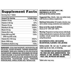 Member's Mark Super B-Complex with Biotin Vitamin B and Vitamin C (1 Bottle (300 Tablets))
