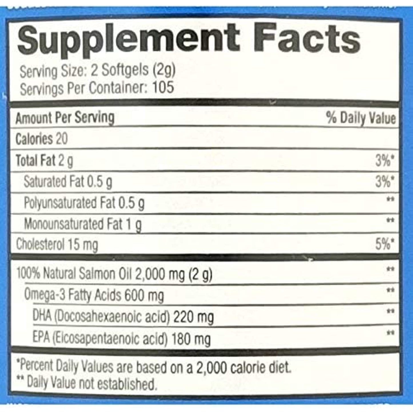Pure Alaska 1000mg Omega-3 Wild Alaskan Salmon Oil Softgels-210