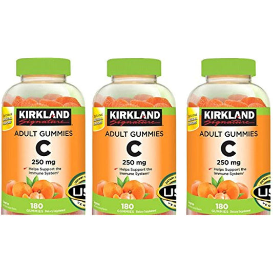 Kirkland Signature jeoYWa Vitamin C 250 mg, 180 Adult Gummies (3 Pack)