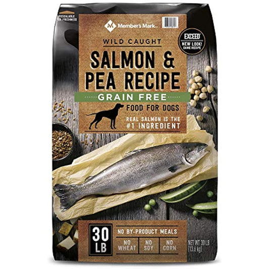 Member's Mark Member's Mark Exceed Grain-Free Dry Dog Food, Wild-Caught Salmon & Peas (30 Pound ), 30 Pound