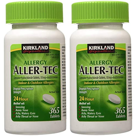 Kirkland Signature Aller-Tec Cetirizine Hydrochloride Tablets rnxiy 730 Count