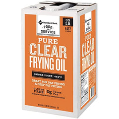 Bakers & Chefs Clear Frying Oil, 35 Pound