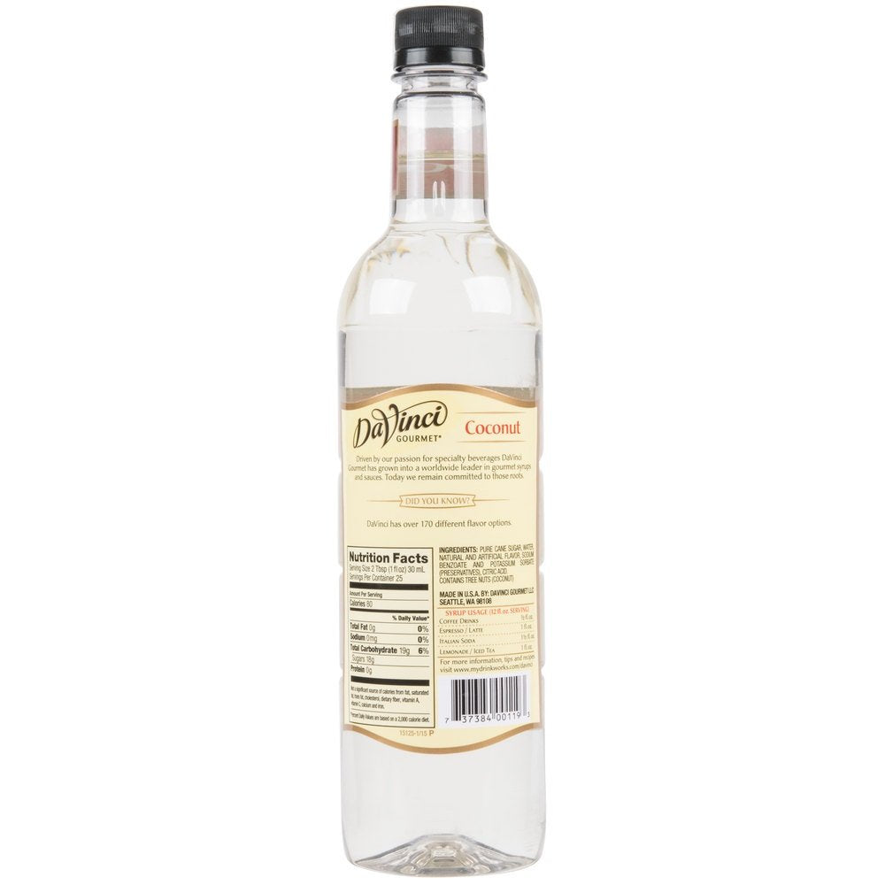 Davinci Gourmet Classic Coconut Pet Syrup