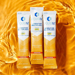 Liquid I.V. Hydration Multiplier + Immune Support, Easy Open Packets, Fresh Tangerine Flavor | 42 Sticks