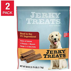 Jerky Treats Tender Strips Dog Snacks Beef 60 oz. 3.75 lbs Jerky-hl Jerky-7q