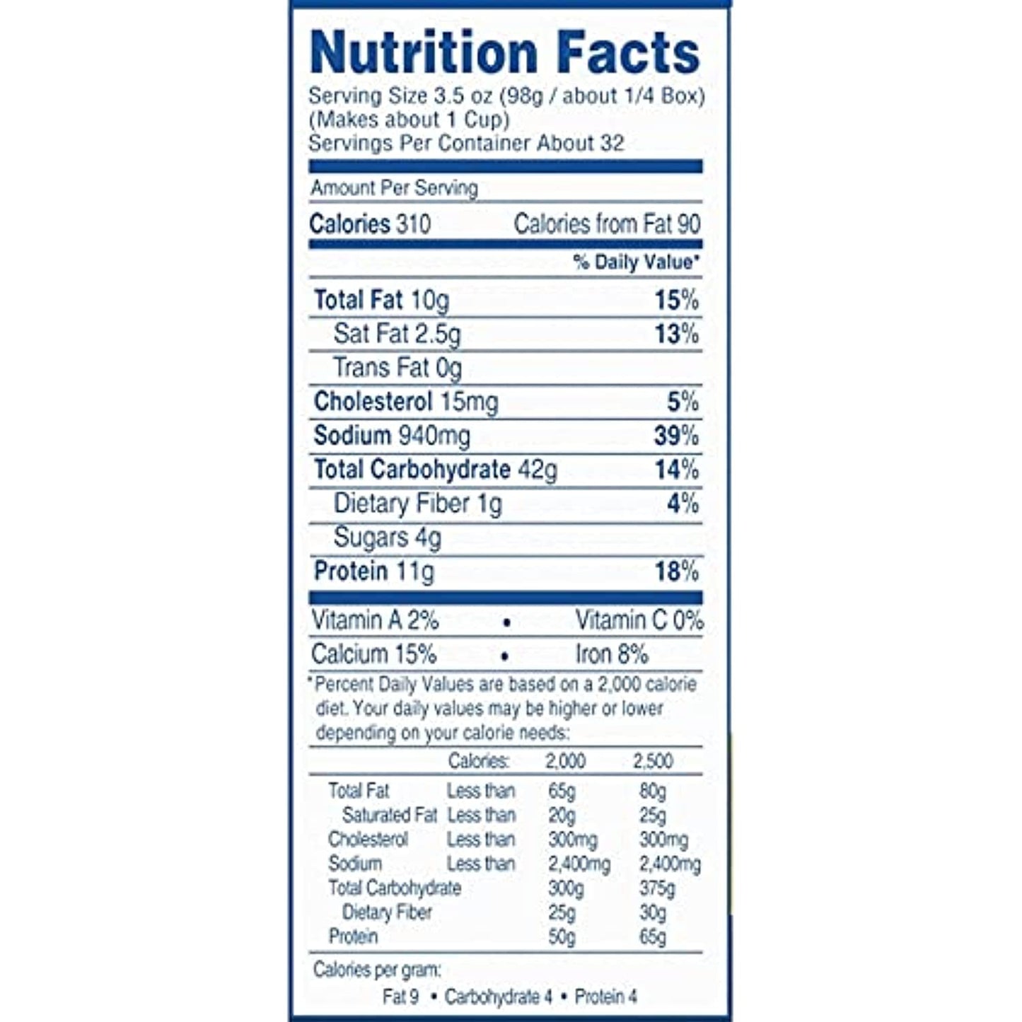 Kraft Deluxe Original Cheddar Macaroni & Cheese Dinner (14 Ounce, 8 Pack)