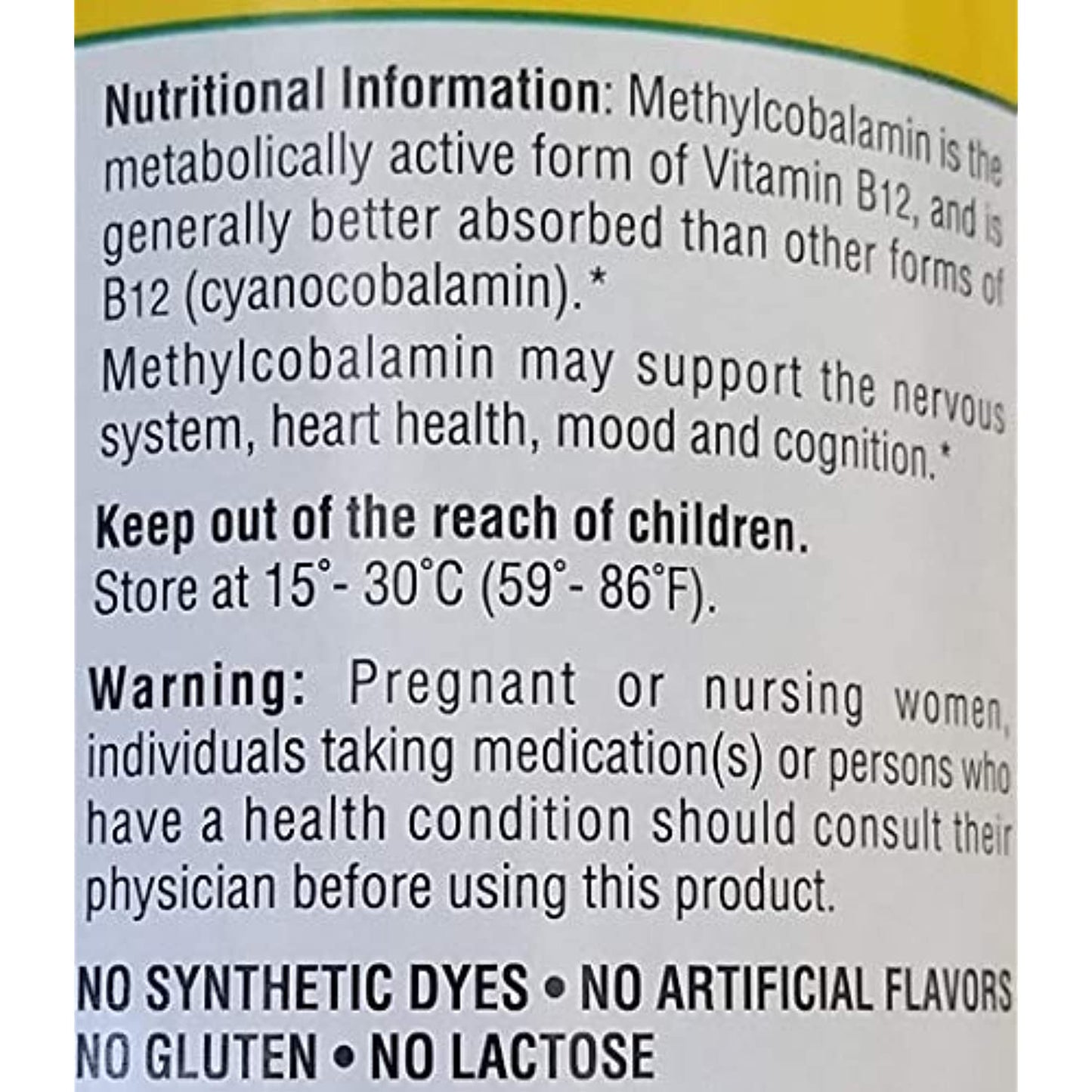 Member's Mark Vitamin B-12 Sublingual High Potency Methylcobalamin 5000mcg Tablets (1 Bottle (300 Tablets)) by Members Mark