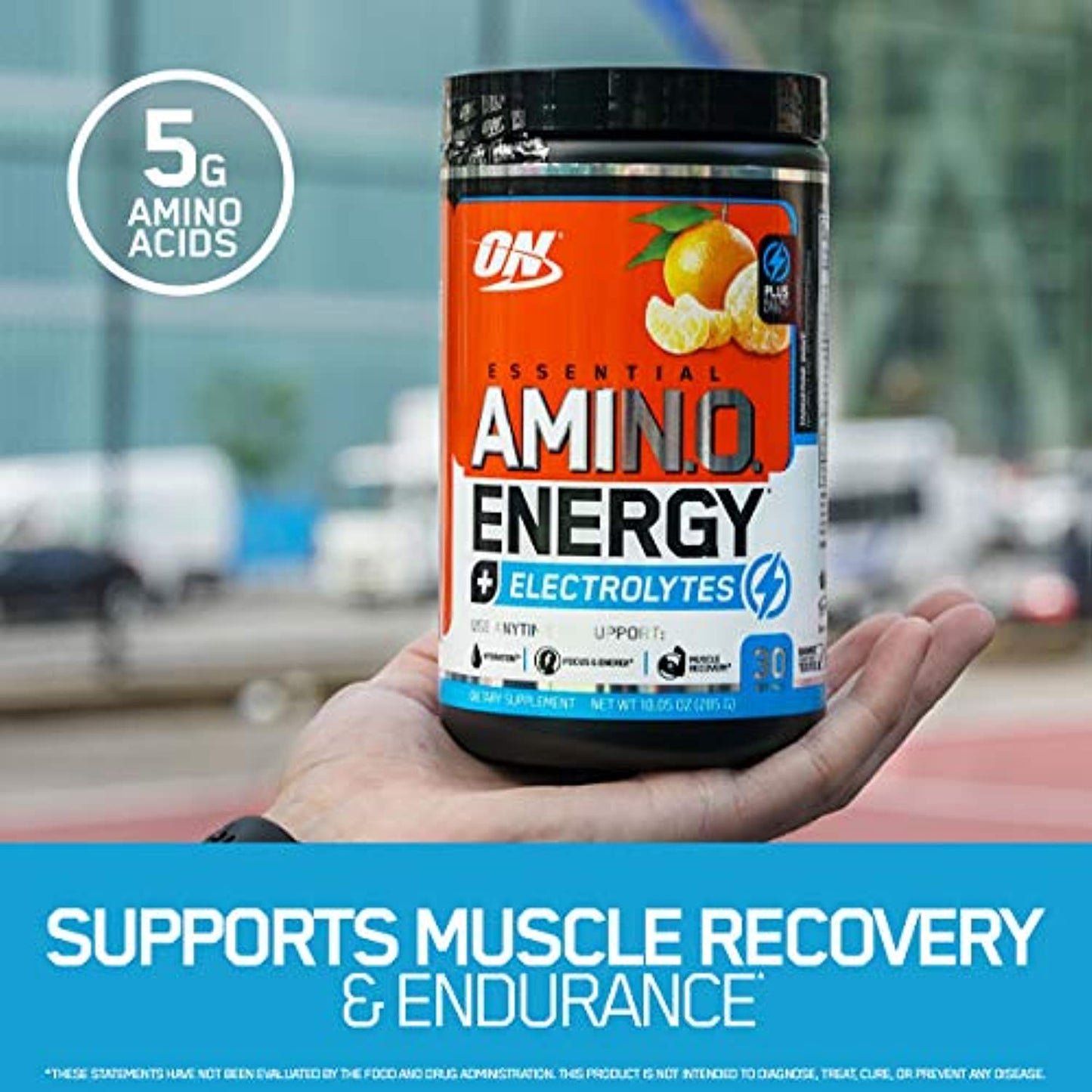 Optimum Nutrition Amino Energy + Electrolytes Powder - Pre Workout, BCAAs, Amino Acids, Keto Friendly, Energy Powder - Watermelon Splash, 65 Servings